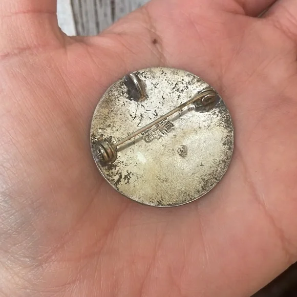 Sterling silver brooch/pendant - Picture 3 of 4